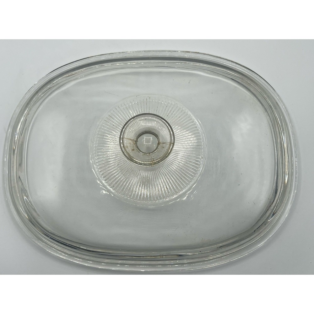 Replacement Corning Ware Pyrex Clear Oval Glass Lid DC 1.5 C